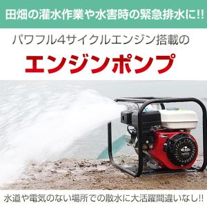 エンジンポンプ 4サイクル 80mm 4ストロ...の詳細画像1
