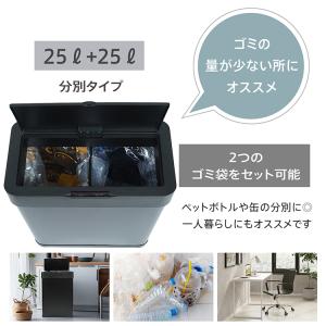 ゴミ箱 分別 自動開閉 50L おしゃれ スリ...の詳細画像5