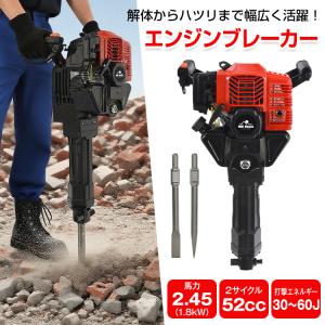 ブルポイント コールドチゼル ハツリ機用先端工具2種セット エンジン