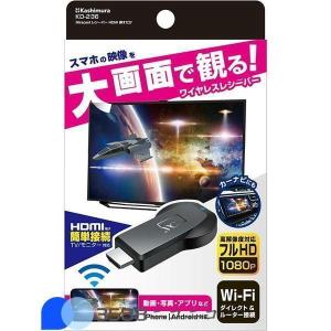 Miracastレシーバー スマホ テレビに映す 大画面 HDMI 挿すだけ簡単