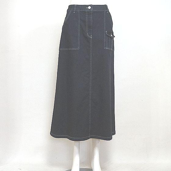 【セール30％OFF】ブラックデニムスカート　837102　ウンディッチ　ノーベ