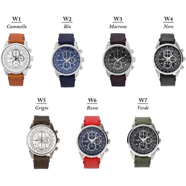 GRP001W クロノグラフ イタリアンレザー ウォッチ【送料無料 SALE】 watch 時計 日...