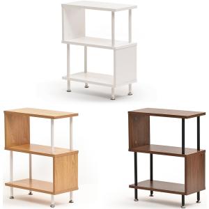 WU　サイドテーブル ONST0204 / side table 家具 机 インテリア 【送料無料 SALE】 S字のデザインが特徴的な、コンパクトサイズ｜ktrend