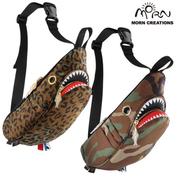 シャーク ウエストポーチ モーンクリエイションズ SK-410 ウエストバッグ ボディバッグ カバン...