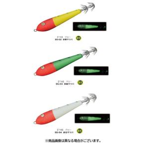 HAYASHI (林釣漁具製作所） スッキリスッテ 30号 赤黄・赤緑・赤白