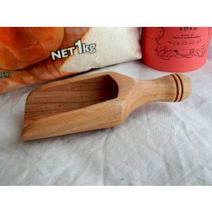 木製スパイススプーン　9センチ　オリーブ　チュニジア