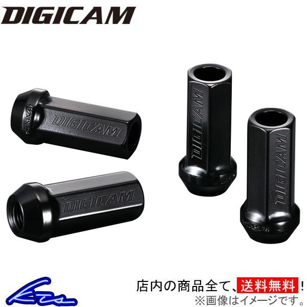 ホイールナット デジキャン クロモリレーシング6角ナット ウルトラスーパーロングタイプ 4個セット ...