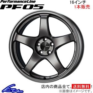 エンケイ パフォーマンスライン PF05 1本販売 ホイール スイフトRS【16×7J 4-100 INSET45】4BA-ZC83S ENKEI PerformanceLine アルミ