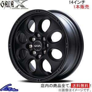 MID ガイアクロス 1本販売 ホイール NV200バネット【14×5J 8-100/114 INSET42】GAIA X アルミホイール 1枚 単品｜ktspartsshop2