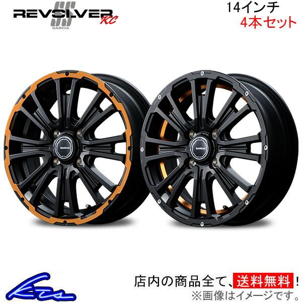 MID ガルシア SSリボルバーKC 4本セット ホイール ワゴンR【14×4.5J 4-100 I...
