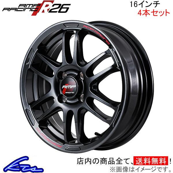 MID RMPレーシング R26 4本セット ホイール ノートオーテック【16×6J 4-100 I...