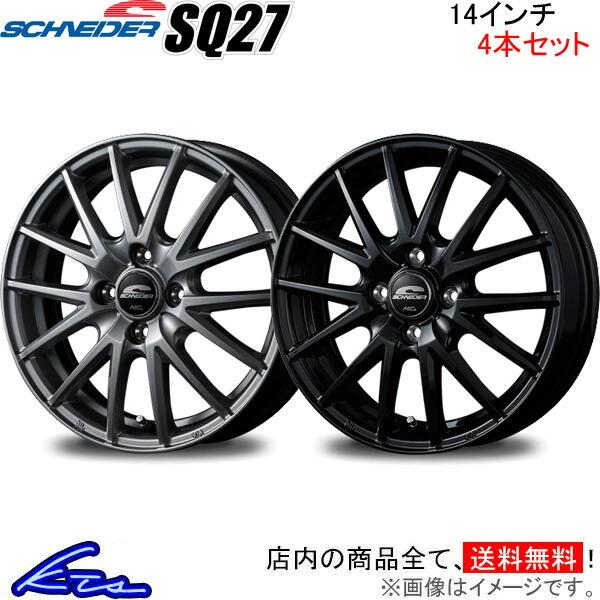 MID シュナイダー SQ27 4本セット ホイール ルークス/ルークスハイウェイスター【14×4....