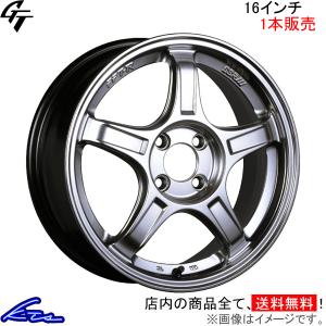 SSR GT X03 1本販売 ホイール フィットRS【16&#215;6.5J 4-100 INSET53 シルバー】GE8 SSR TANABE タナベ アルミホイール 1枚 単品