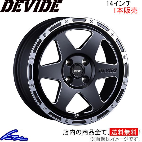 SSR ディバイドTR-6 1本販売 ホイール コペンセロS【14×4.5J 4-100 INSET...