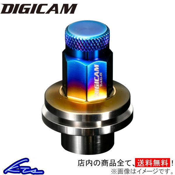 デジキャン トヨタ純正アルミホイール専用チタンレーシングナット ローレット 20個セット 全長43....