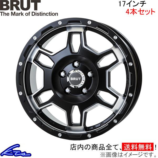 ブルート BR-66 4本セット ホイール【17×7.5J 5-114 INSET38】BRUT T...