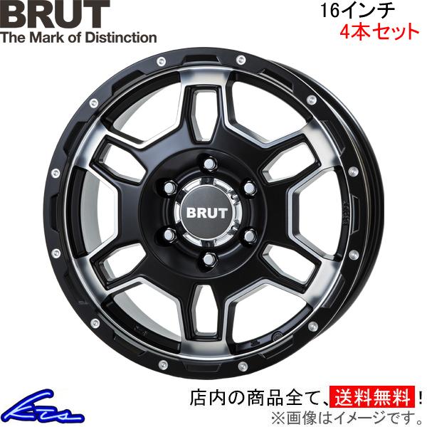 ブルート BR-66 4本セット ホイール ハイエース【16×6.5J 6-139 INSET38】...