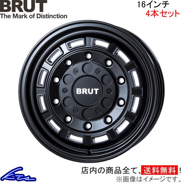ブルート BR-70 4本セット ホイール【16×6.5J 6-139 INSET38】BRUT T...