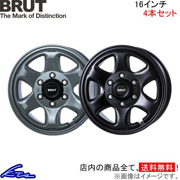 ブルート BR-44 4本セット ホイール【16×6.5J 6-139 INSET-5】BRUT T...
