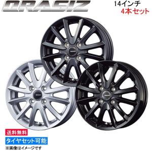 コーセイ クレイシズ VS6 4本セット ホイール コペン LA400K系 QRA400S/QRA400G/QRA400B KOSEI QRASIZ VS-6 アルミホイール 4枚 1台分｜ktspartsshop3