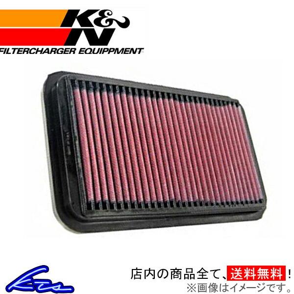 マークX GRX133 エアフィルター K&amp;N リプレイスメント 純正交換タイプ 33-2452 R...