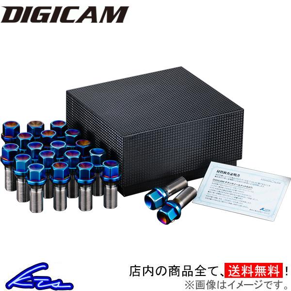 デジキャン 6角チタンレーシングボルト 16個セット 首下28mm M14 P1.25 GRスープラ...