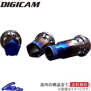 DIGICAM ホイールナット デジキャン ペンタゴンチタンレーシングナット 