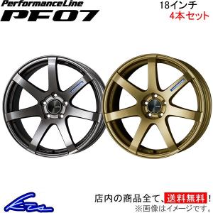 エンケイ ENKEI PF07（現行品) 4本 美品 ENKEI（エンケイ） パフォーマンスライン PF07 1本販売 ホイール GR86