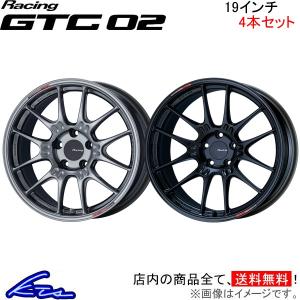 エンケイ レーシング GTC02 4本セット ホイール シビックハッチバック【19×9J 5-114 INSET45】6BA-FK7 ENKEI Racing アルミホイール 4枚 1台分