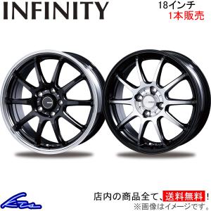 インターミラノ インフィニティ F10 1本販売 ホイール【18×7J 5-114 INSET48】INTER MILANO BEST ベスト INFINITY アルミホイール 1枚 単品｜ktspartsshop