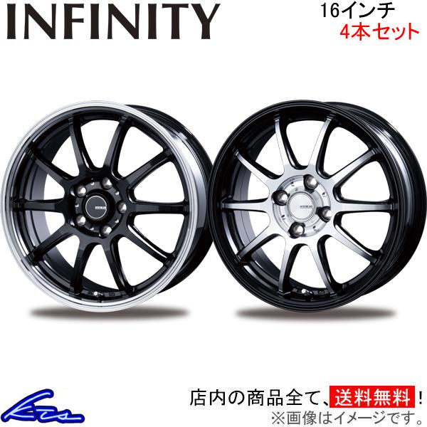 インターミラノ インフィニティ F10 4本セット ホイール ロッキー【16×6J 4-100 IN...