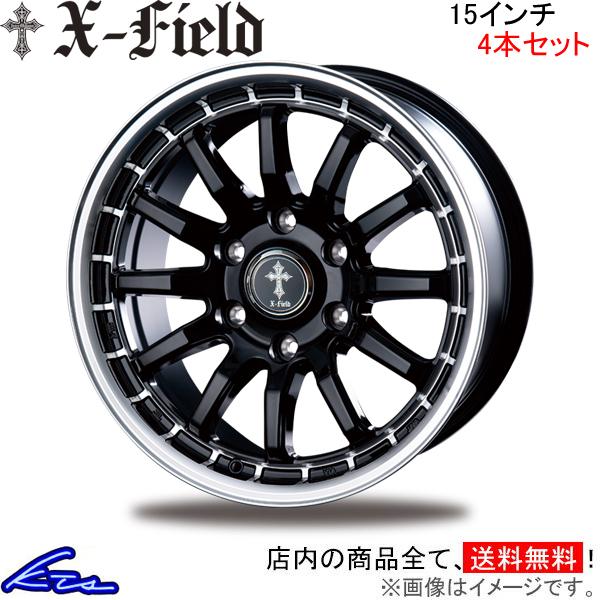 インターミラノ クロスフィールドα 4本セット ホイール ジムニーシエラ【15×5.5J 5-139...