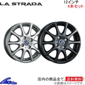 y*u様 LA-STRADA TIRADO アルミホイール 18インチタイヤ4本 LA STRADA（ラ ストラーダ） ティラード イオタ 4本セット ホイール