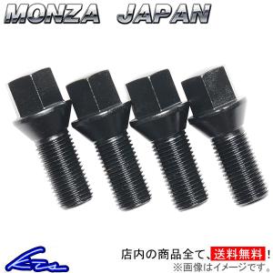 ホイールボルト MONZA JAPAN ボルトセット ブラック 20個セット 首下28mm M14 P1.5 MBB モンツァ ジャパン 20本セット 60°テーパー SCM435鍛造｜ktspartsshop