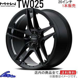 MID MtW TW025 1本販売 ホイール モデルY【20×9.5J 5-114 INSET41 ブラック】アルミホイール 1枚 単品｜ktspartsshop