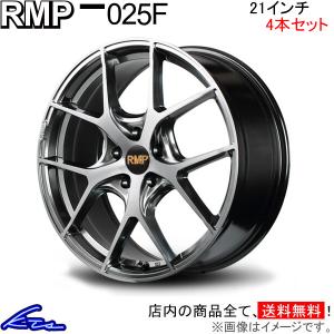 アルミホイール 4本セット MID RMP 025F【21×8J 5-114 INSET40 メタルコート】21インチ 5穴 114.3 +40 インセット40 車用ホイール 1台分 一台分 4枚｜ktspartsshop