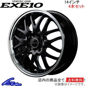 MID ヴァーテックワン エグゼ10 4本セット ホイール ミラジーノ【14×4.5J 4-100 INSET45】L650/L660 VERTEC ONE EXE10 アルミホイール 4枚 1台分｜ktspartsshop