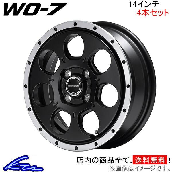 MID ロードマックス WO-7 4本セット ホイール ワゴンR【14×4.5J 4-100 INS...