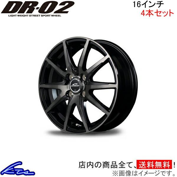 MID シュナイダー DR-02 4本セット ホイール スイフト【16×6J 4-100 INSET...