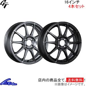 SSR GT X01 4本セット ホイール フィットRS【16&#215;6.5J 4-100 INSET48】GE8 SSR TANABE タナベ アルミホイール 4枚 1台分