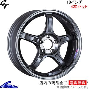 SSR GT X03 4本セット ホイール 86【18×7.5J 5-100 INSET48 ガンメタ】ZN6 SSR TANABE タナベ アルミホイール 4枚 1台分｜ktspartsshop