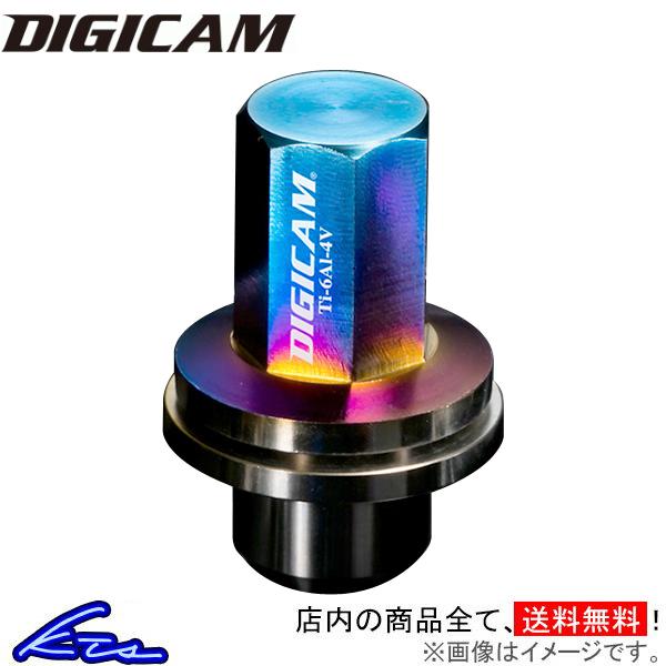 デジキャン トヨタ純正アルミホイール専用チタンレーシングナット 20個セット 全長43.5mm M1...