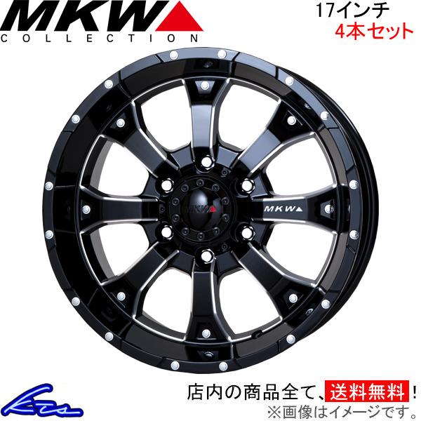 MKW MK-46 M/L+ 4本セット ホイール ランドクルーザープラド【17×8J 6-139 ...