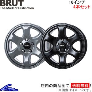 BRUT（ブルート） BR-44 4本セット ホイール【16×6.5J 6-139 INSET38