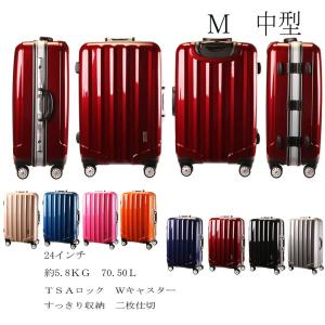 【セール】スーツケース 中型  TSAロック アルミ合金フレーム  中型 軽量  人気 ランキング キャリーケース アウトドア SUITCASE