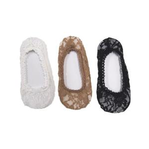 【在庫セール】かわいい花柄総レースフットカバー...の詳細画像4