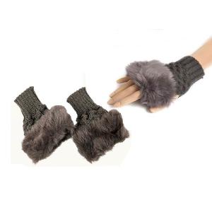 GUCCI（グッチ） 726586-4GABX-1360 カシミア フィンガーレスグローブ