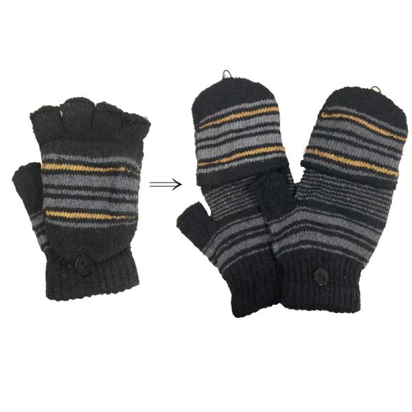 【セール】ウール混指なし+ミトン2WAY手袋　MST1409