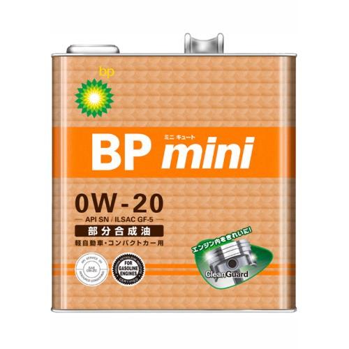 BP mini ミニ 【0W-20 3L×6缶】 エンジンオイル 部分合成油 ECO 省燃費 軽自動...