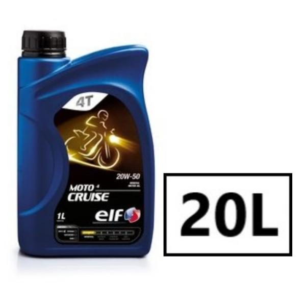 elf MOTO4 CRUISE 【20W-50 20L×1缶】 4サイクル オイル エルフ モト4...